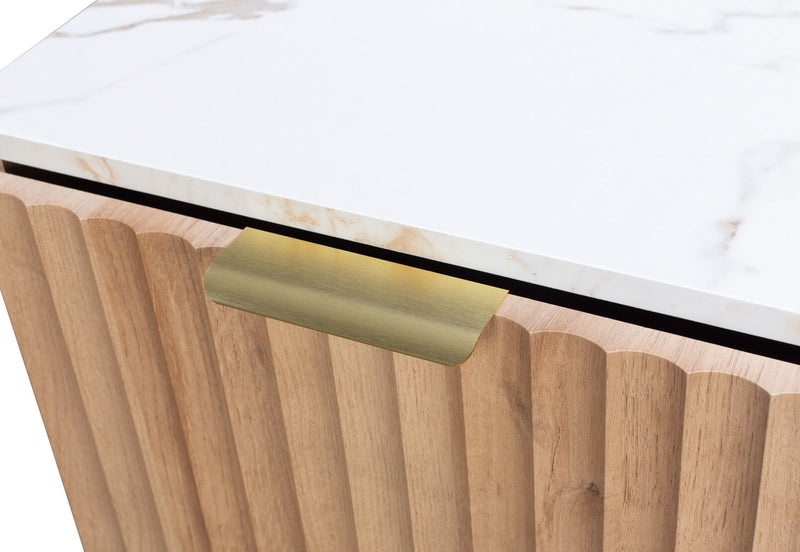 WHITEHEAD COFFEE TABLE 	NATURAL WHITE