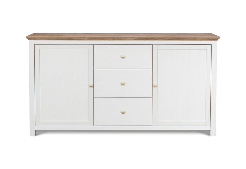 WORCESTER BUFFET WHITE/NATURAL