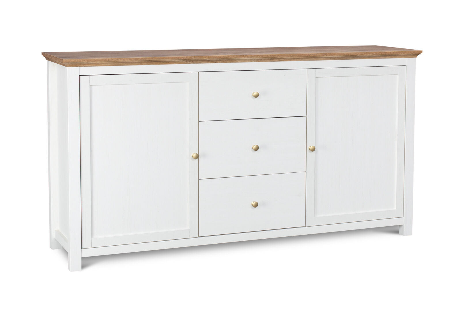 WORCESTER BUFFET WHITE/NATURAL