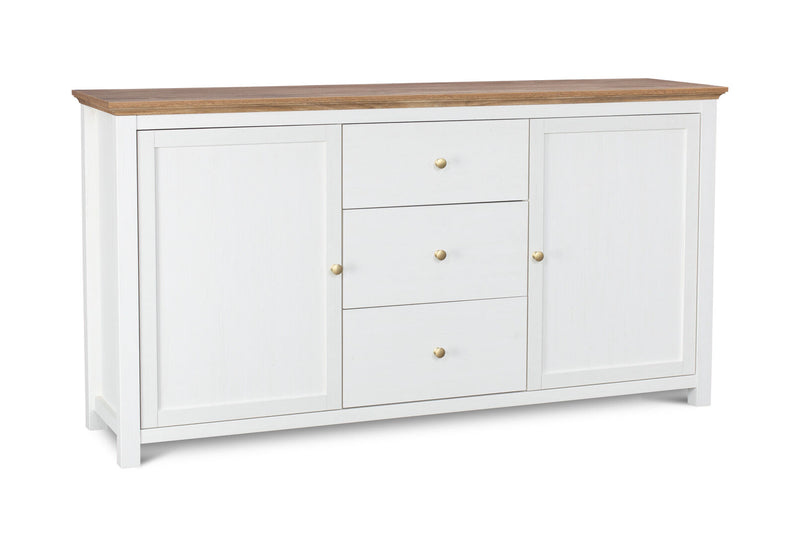 WORCESTER BUFFET WHITE/NATURAL