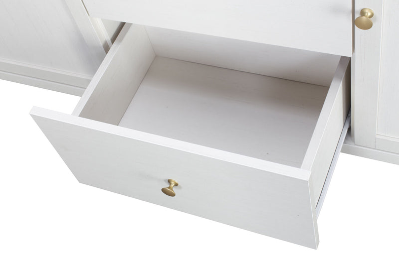 WORCESTER BUFFET WHITE/NATURAL