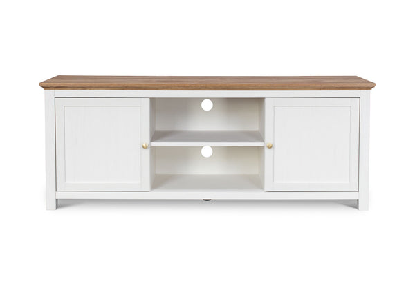 WORCESTER ENTERTAINMENT UNIT WHITE/NATURAL