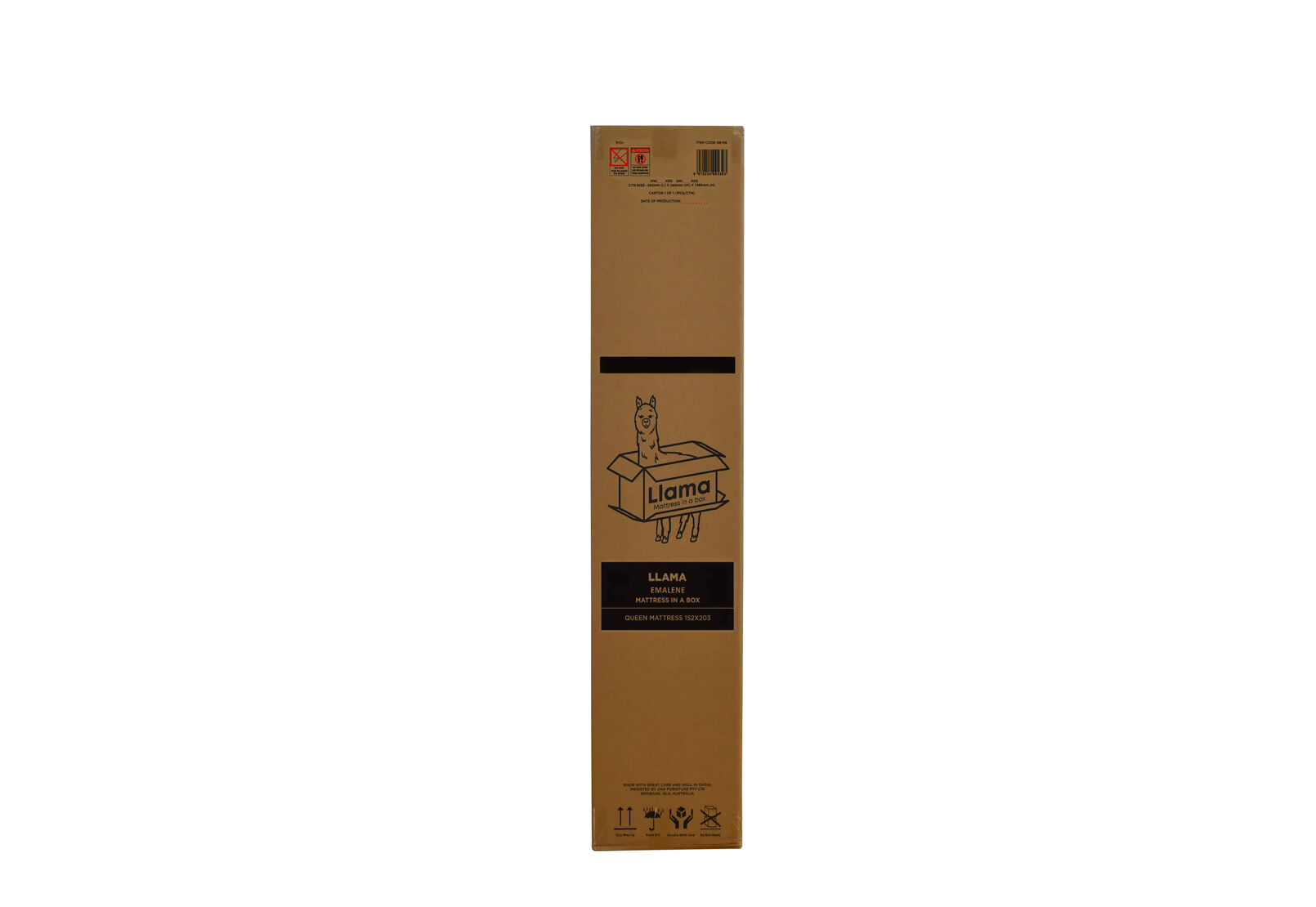 LLAMA EMALENE QUEEN MATTRESS WHITE