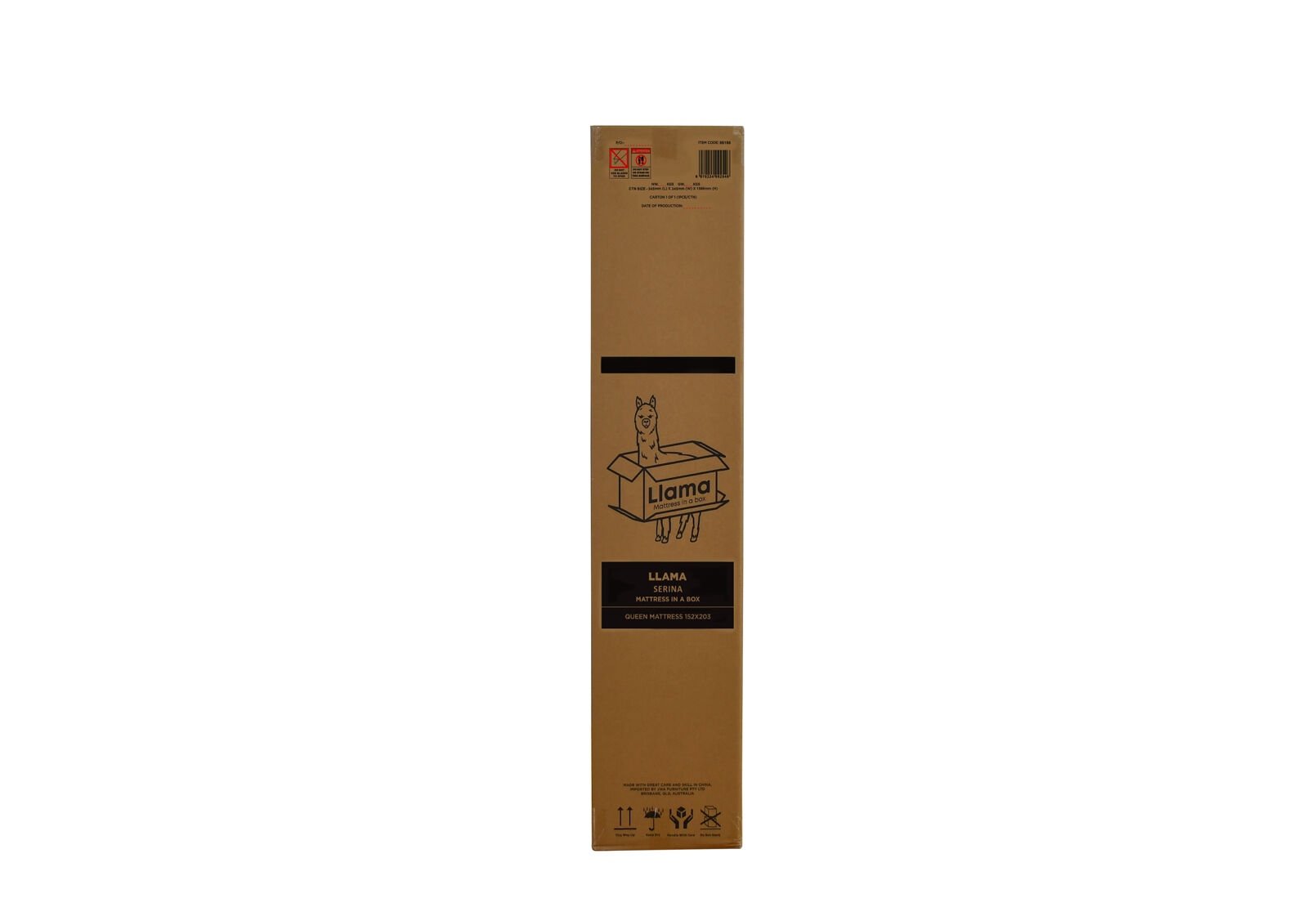 LLAMA SERINA QUEEN MATTRESS WHITE