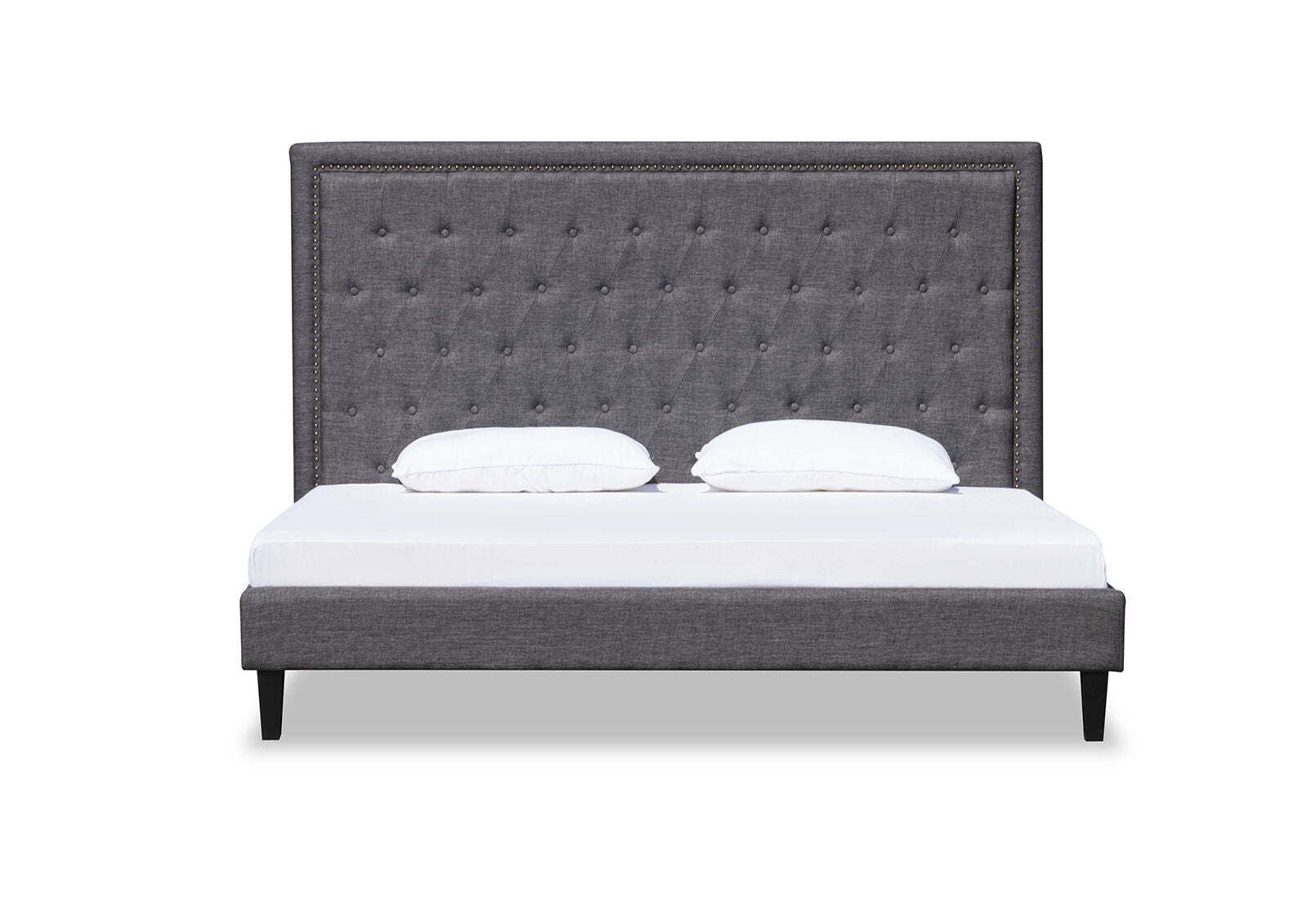 ARNOLD DARK GREY KING BED DARK GREY