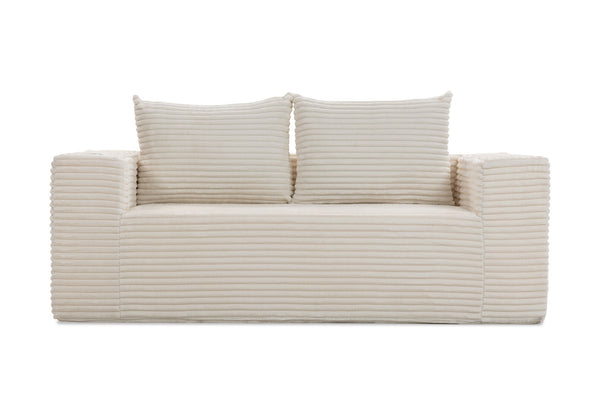 GRIMSBY 2 SEAT SOFA WHITE