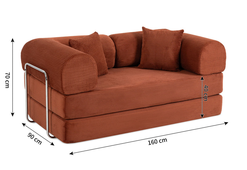 GUERRERO SOFA BED RUST