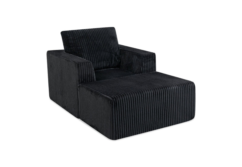 LANGRES ACCENT CHAIR BLACK