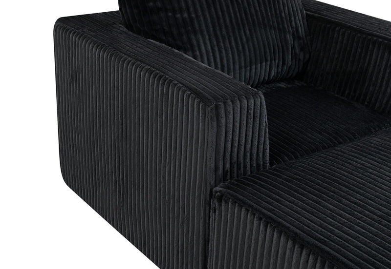 LANGRES ACCENT CHAIR BLACK