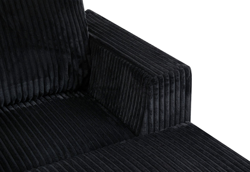 LANGRES ACCENT CHAIR BLACK