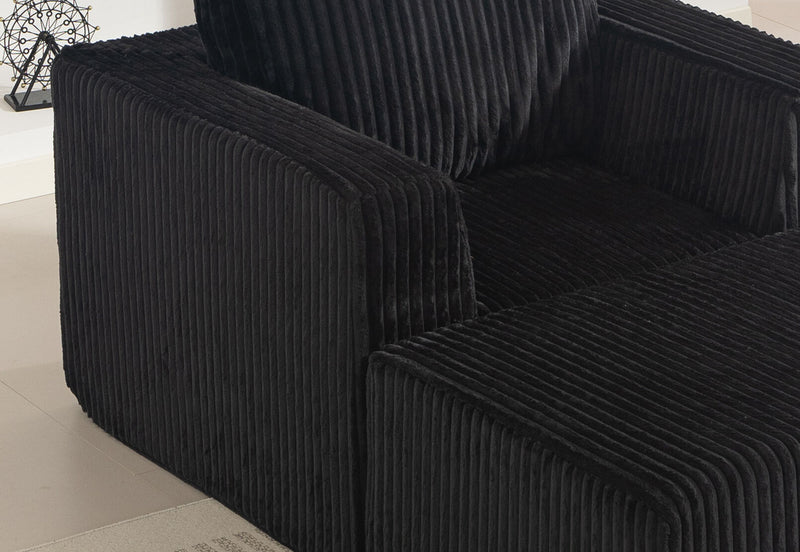 LANGRES ACCENT CHAIR BLACK