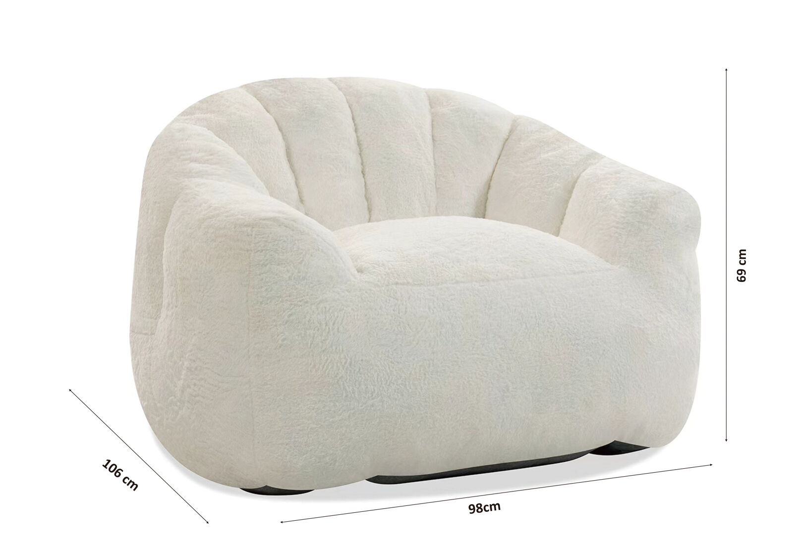 MACIAS CREAM ACCENT CHAIR CREAM