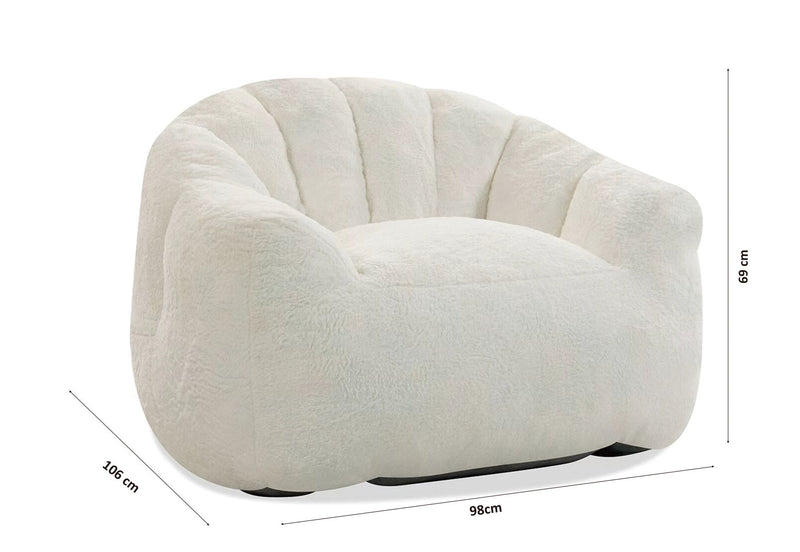 MACIAS CREAM ACCENT CHAIR CREAM