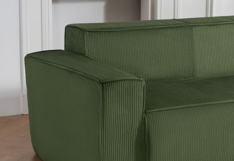 MCINTYRE 3 SEAT SOFA OLIVE GREEN