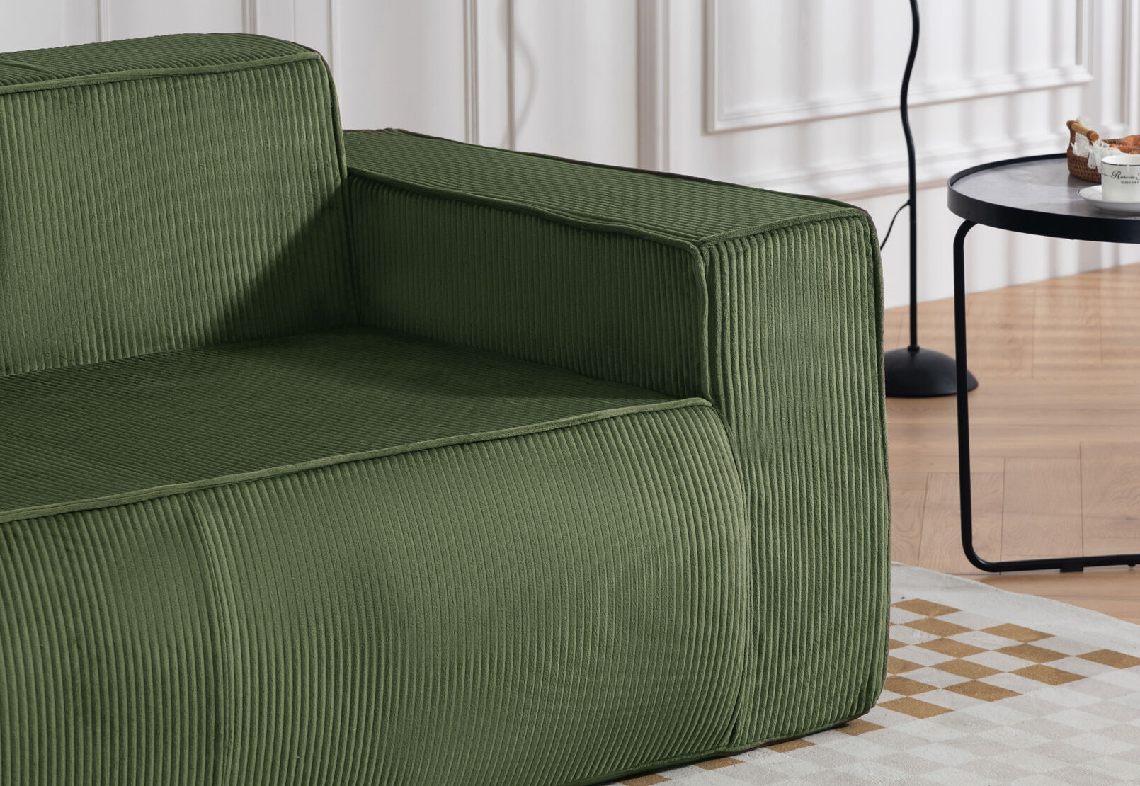 MCINTYRE 3 SEAT SOFA OLIVE GREEN