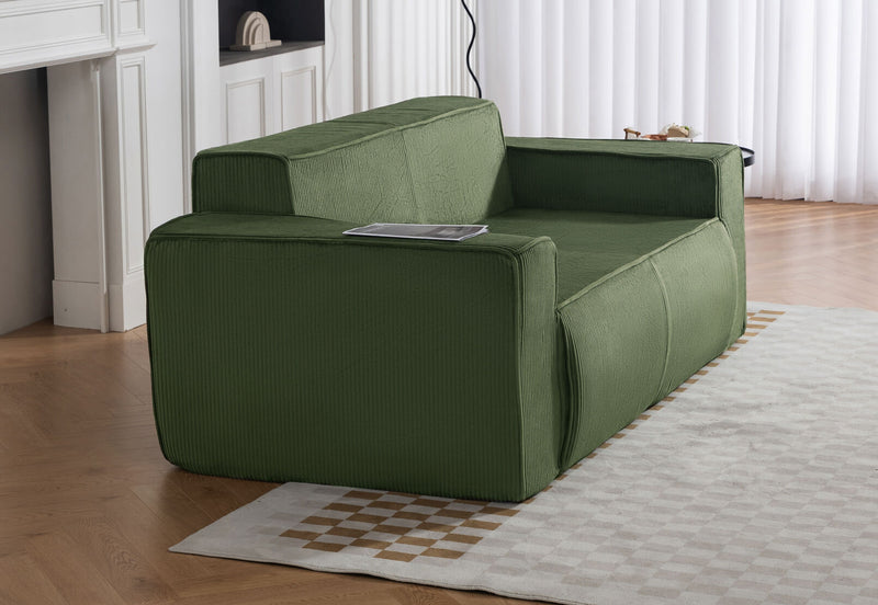 MCINTYRE 3 SEAT SOFA OLIVE GREEN