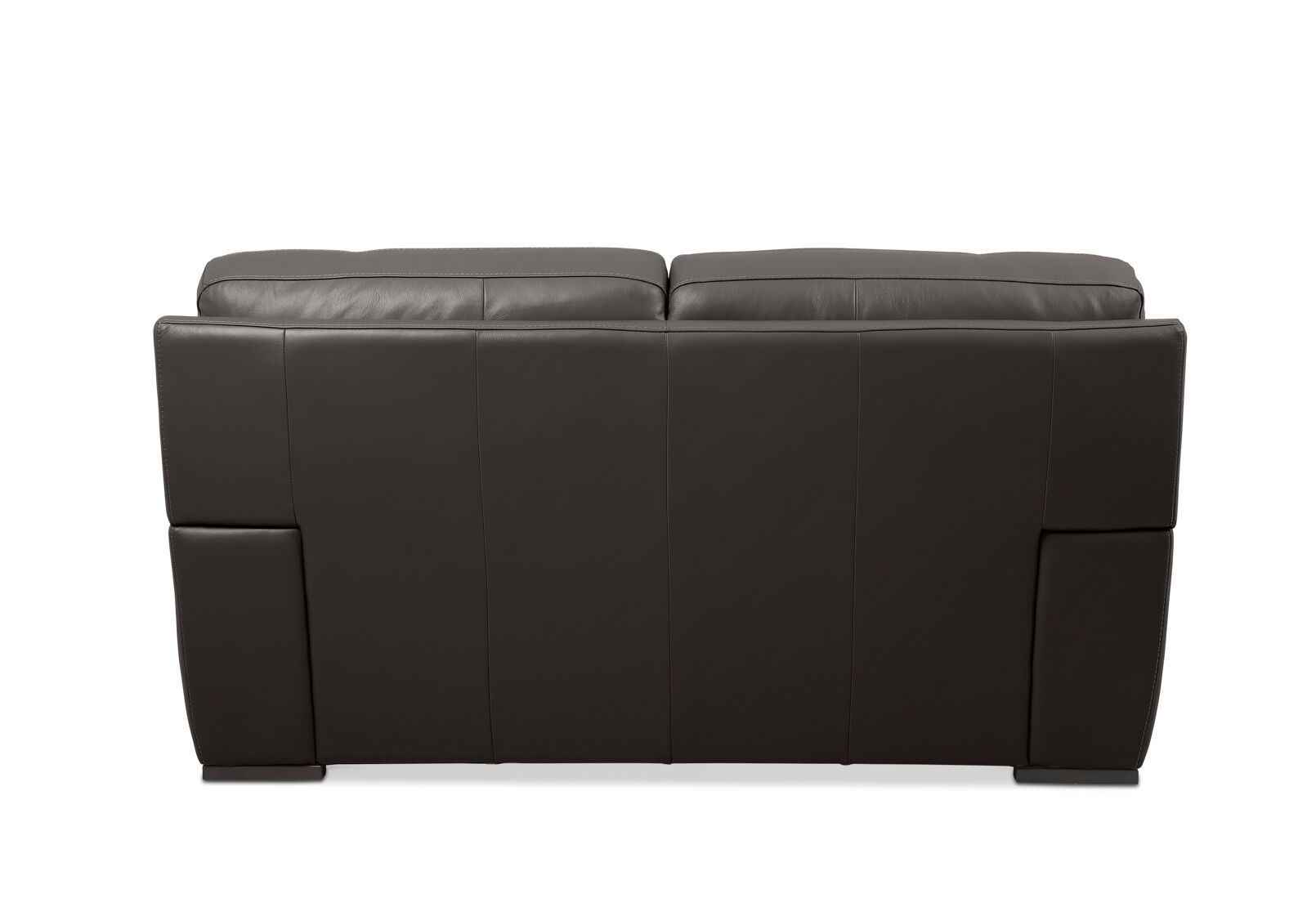WILCOT LEATHER 2 SEATER SOFA 	CHOCOLATE