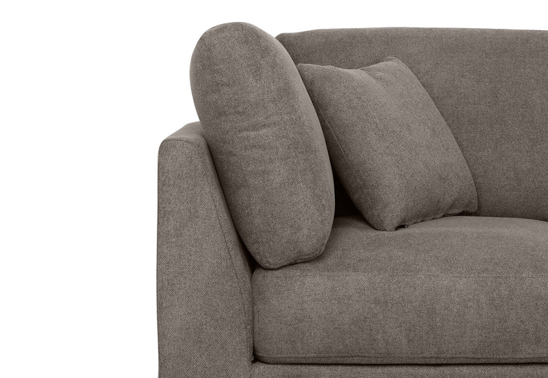 RAQUEL 2.0 FABRIC MODULAR CORNER WEDGE DARK GREY