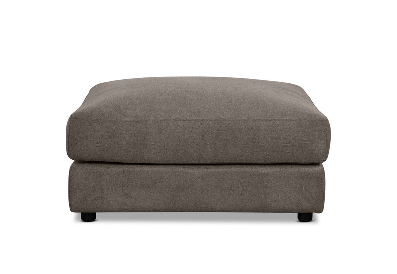 RAQUEL 2.0 FABRIC MODULAR OTTOMAN DARK GREY