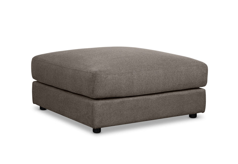 RAQUEL 2.0 FABRIC MODULAR OTTOMAN DARK GREY