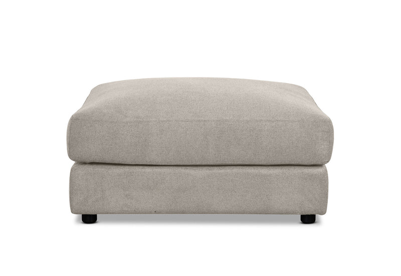 RAQUEL 2.0 FABRIC MODULAR OTTOMAN LIGHT GREY