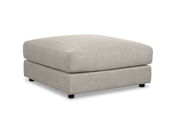 RAQUEL 2.0 FABRIC MODULAR OTTOMAN LIGHT GREY