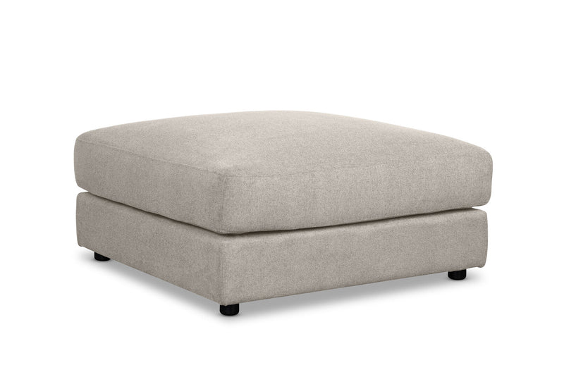 RAQUEL 2.0 FABRIC MODULAR OTTOMAN LIGHT GREY