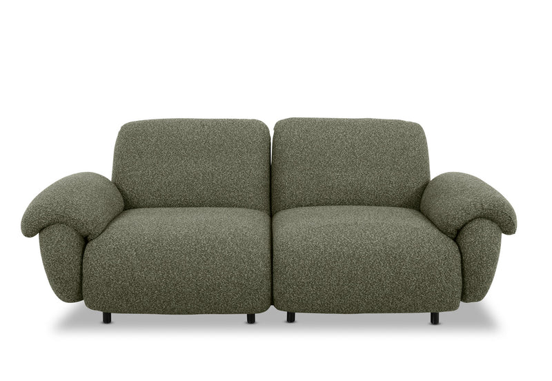 LAVINIA FABRIC 2.5 SEATER SOFA FOREST GREEN