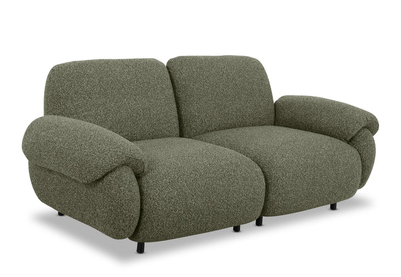 LAVINIA FABRIC 2.5 SEATER SOFA FOREST GREEN