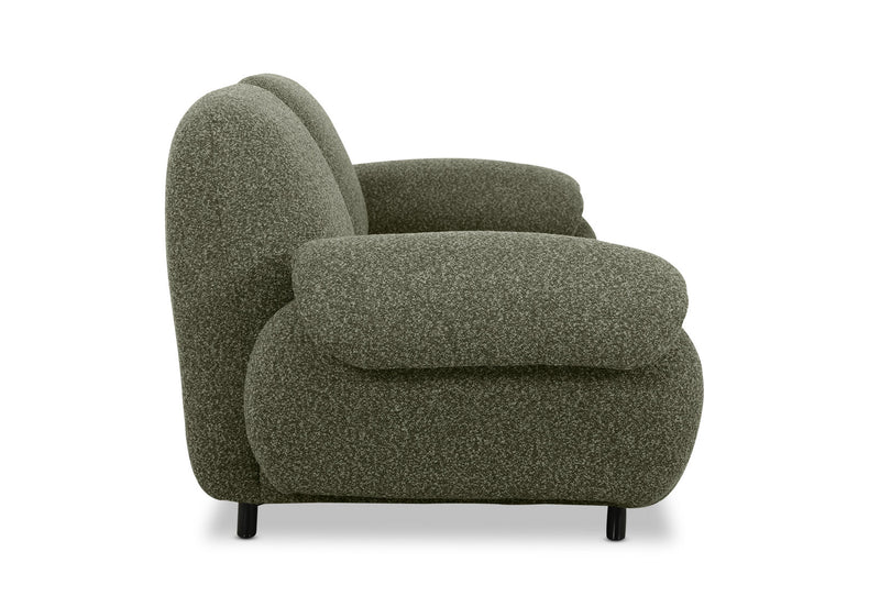 LAVINIA FABRIC 2.5 SEATER SOFA FOREST GREEN