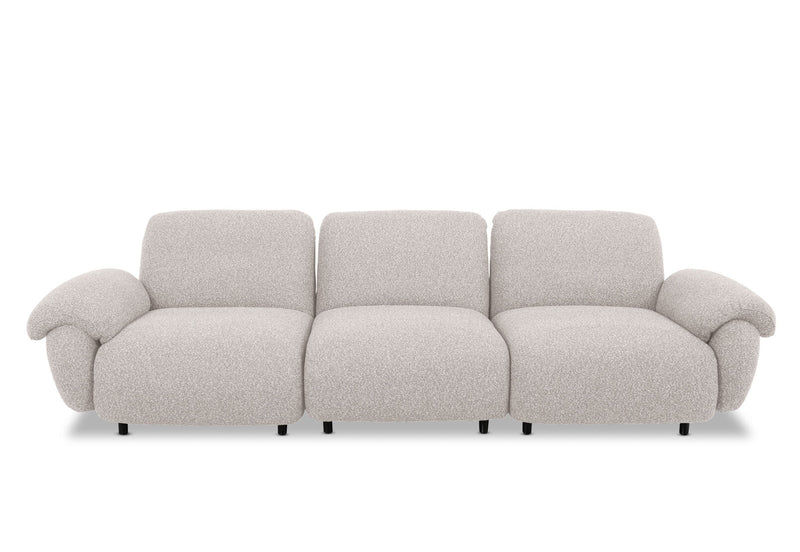 LAVINIA FABRIC 3.5 SEATER SOFA NATURAL