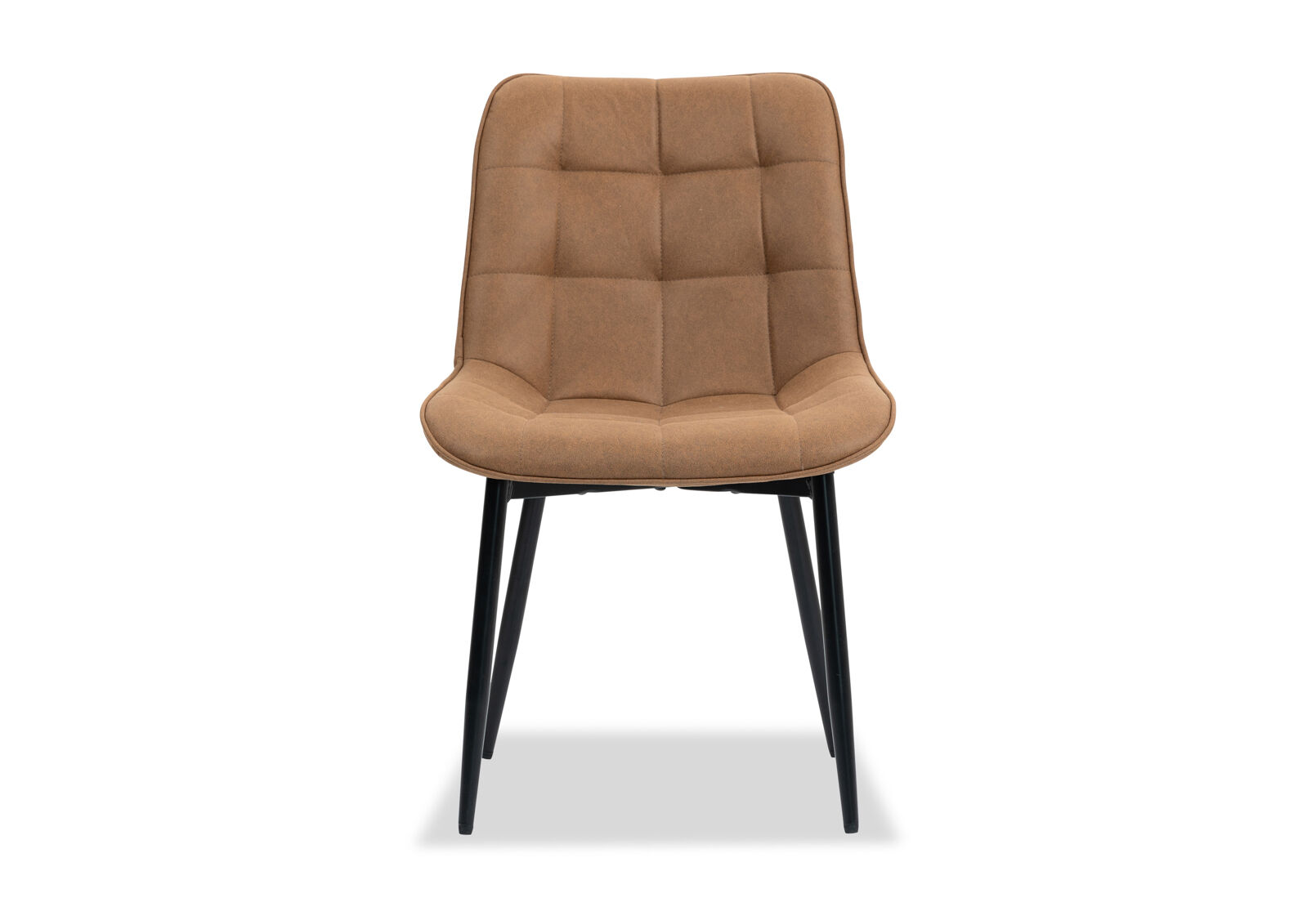 ARCADIAN SET OF 2 TAN DINING CHAIRS 	TAN