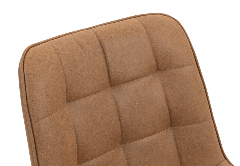 ARCADIAN SET OF 2 TAN DINING CHAIRS 	TAN