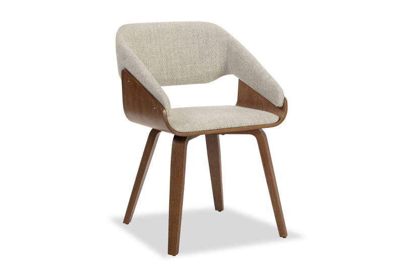CHAPLEAU DINING CHAIR 	GREY/NATURAL
