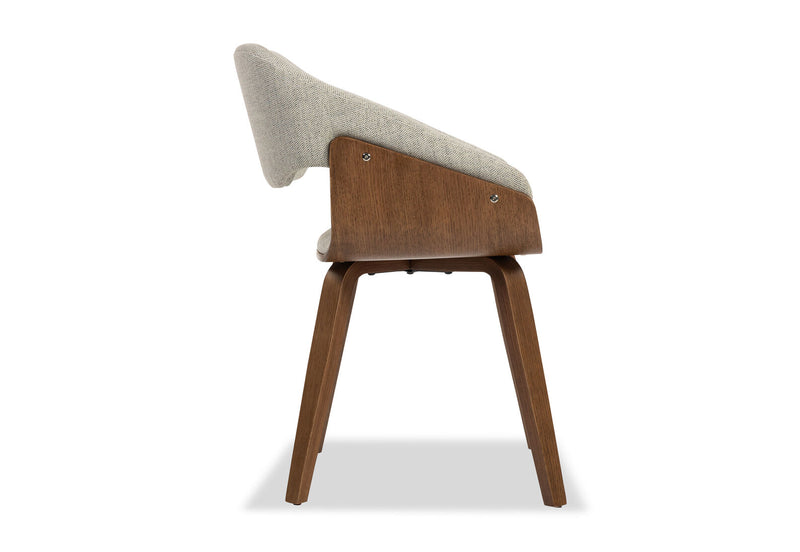 CHAPLEAU DINING CHAIR 	GREY/NATURAL