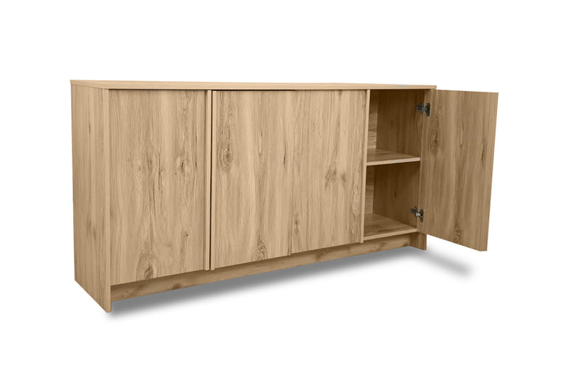 JAMESIA 4 DOOR BUFFET OAK