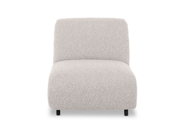 LAVINIA FABRIC ARMLESS CHAIR NATURAL