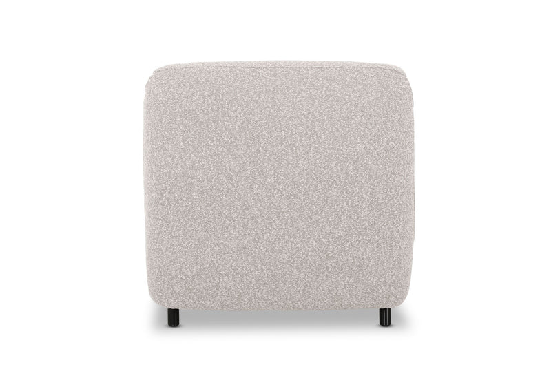 LAVINIA FABRIC ARMLESS CHAIR NATURAL