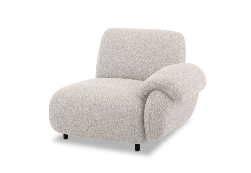 LAVINIA FABRIC RIGHT-FCAING ARM CHAIR NATURAL