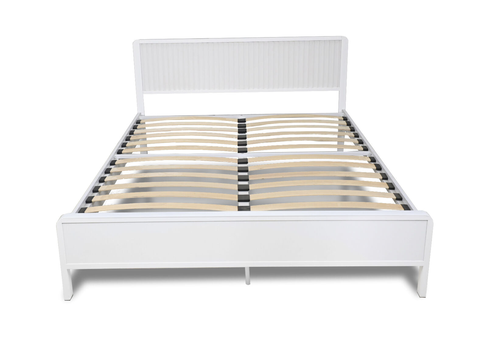 CARRARA QUEEN BED WHITE