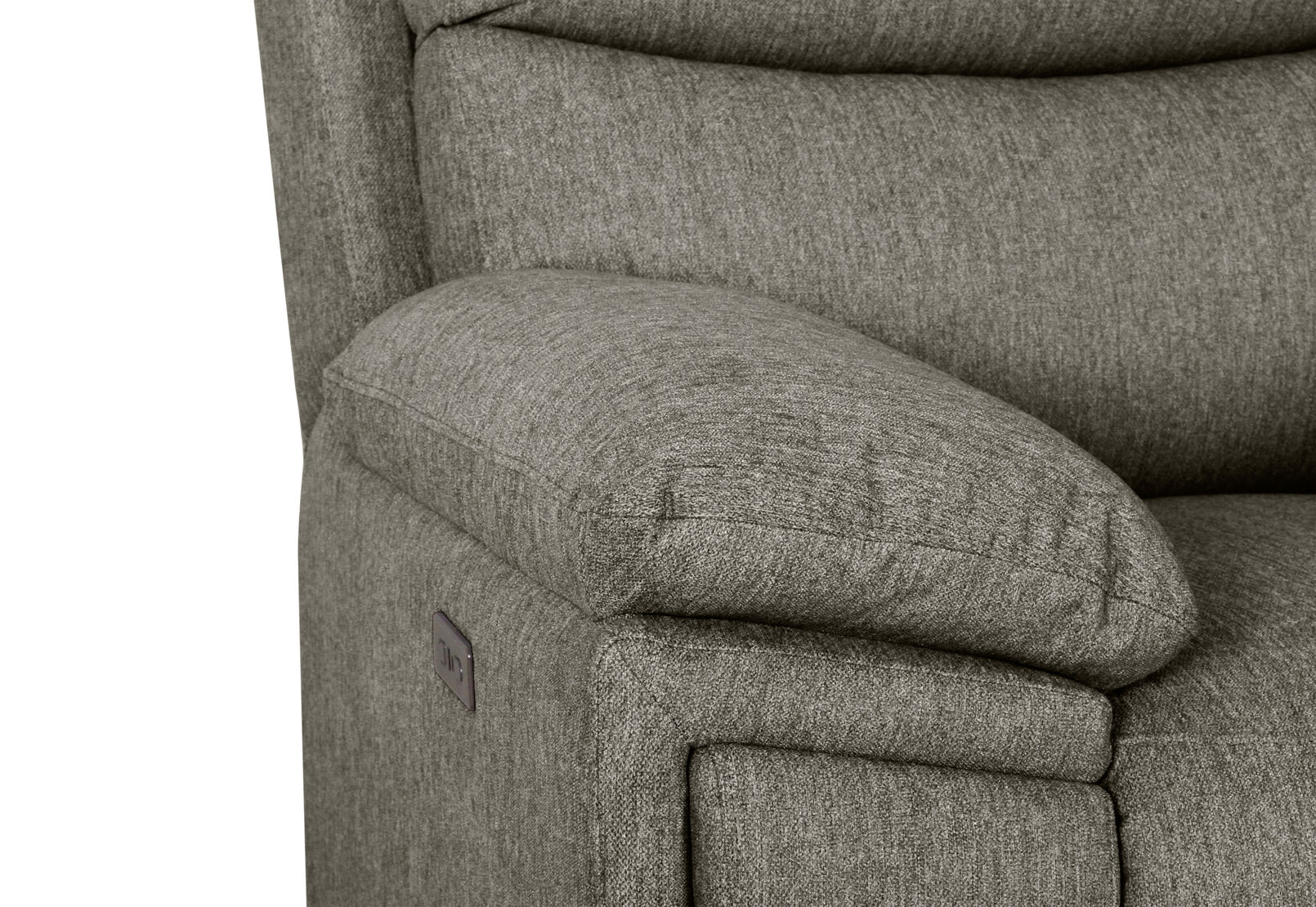 BRAVORA FABRIC 3 SEATER SOFA ELECTRIC RECLINER JADE