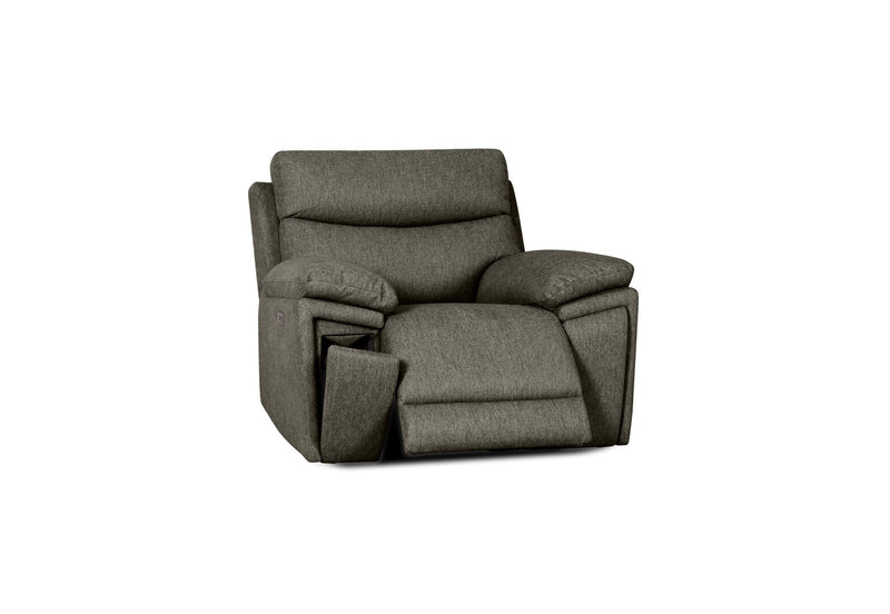 BRAVORA FABRIC ELECTRIC RECLINER JADE