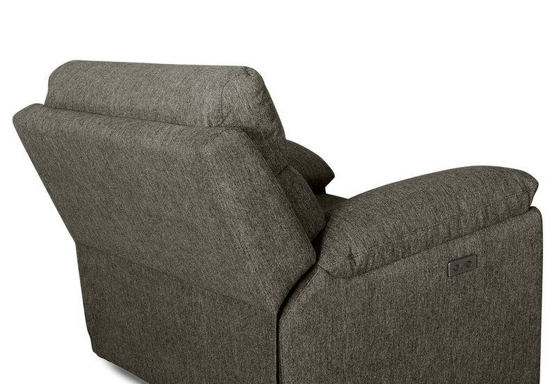 BRAVORA FABRIC ELECTRIC RECLINER JADE