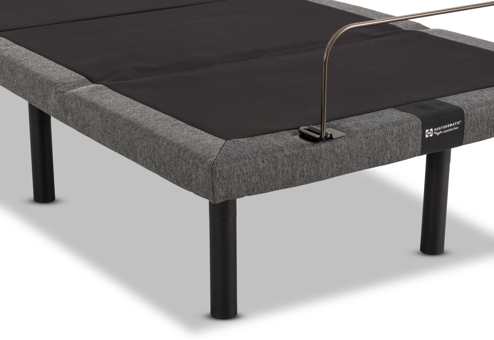 ASCENT SINGLE EXTRA LONG ADJUSTABLE BASE CHARCOAL