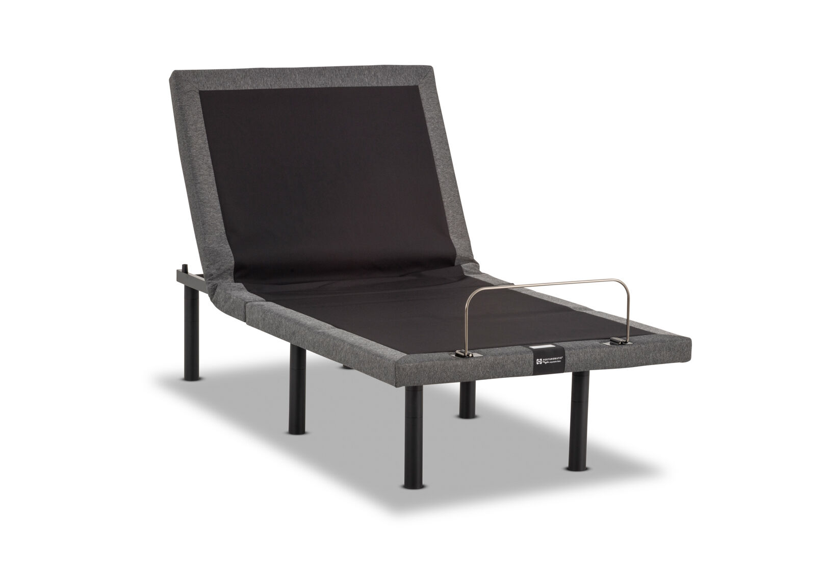 ELEMENT SINGLE EXTRA LONG ADJUSTABLE BASE CHARCOAL