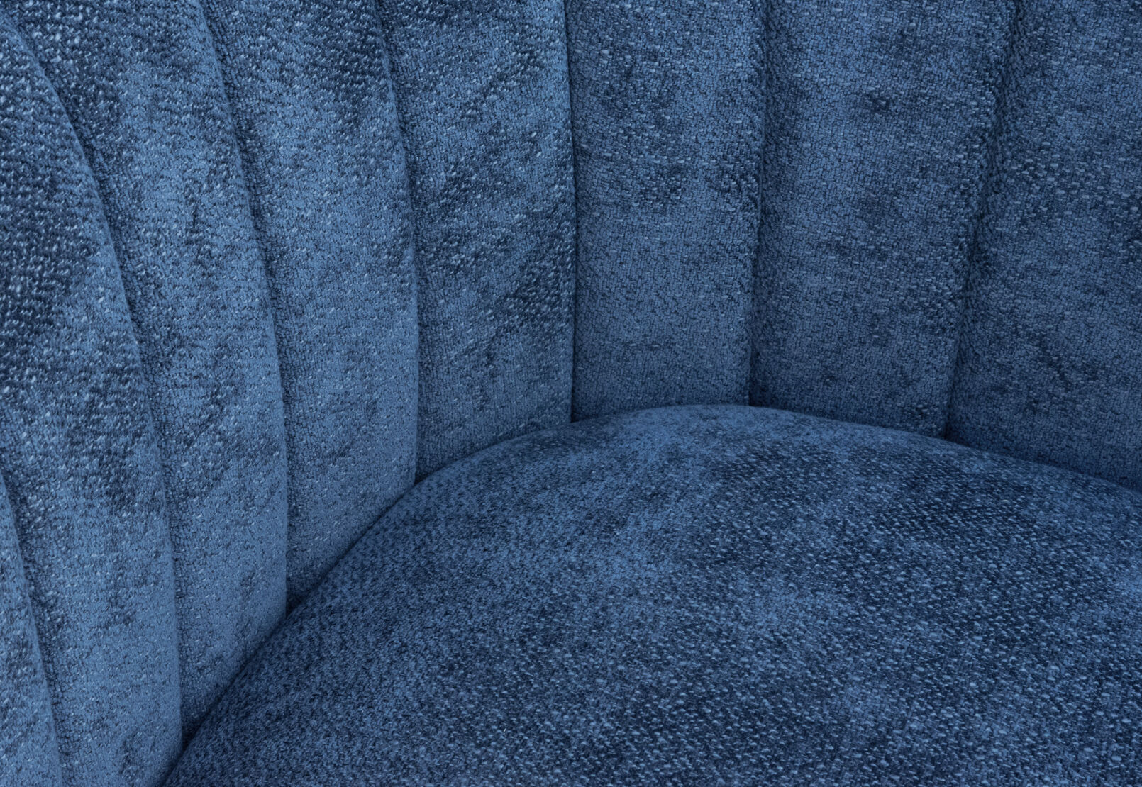 YOKO FABRIC ACCENT CHAIR NAVY