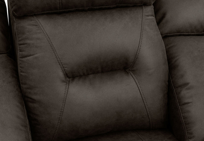 KESWICK FABRIC 3 SEATER WITH 2 INBUILT RECLINERS & DROP DOWN TABLE CHARCOAL