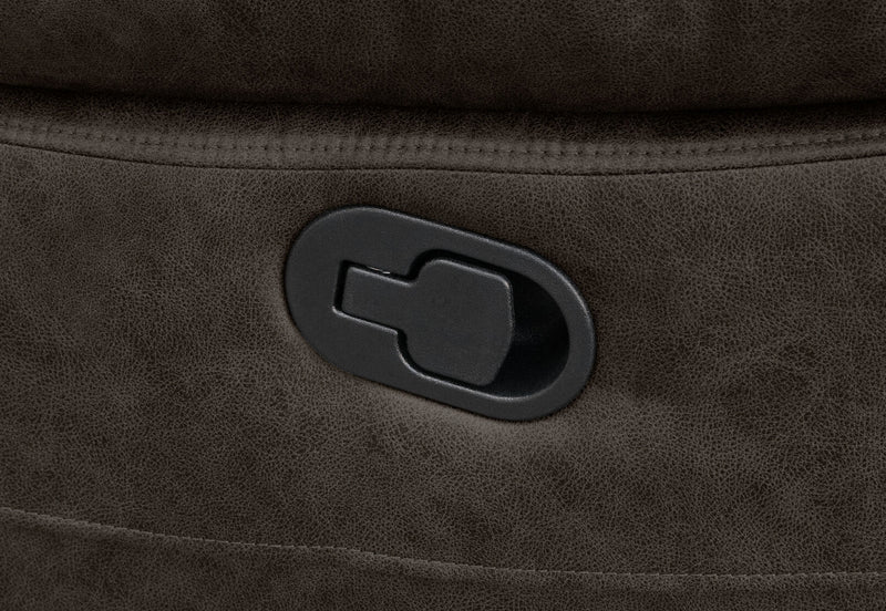 KESWICK FABRIC RECLINER CHARCOAL