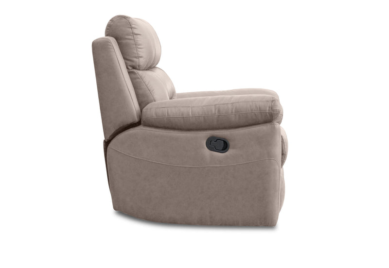 KESWICK FABRIC RECLINER TAUPE