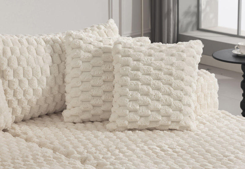 MACERATA 2 SEAT CHAISE SOFA CREAM